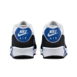Nike Air Max 90 G Golf Shoes White/Game Royal -The Golf Shop nike air max 90 g golf shoes white game royal black heel itempicture