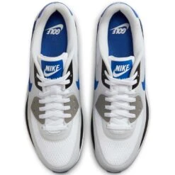 Nike Air Max 90 G Golf Shoes White/Game Royal -The Golf Shop nike air max 90 g golf shoes white game royal black top itempicture