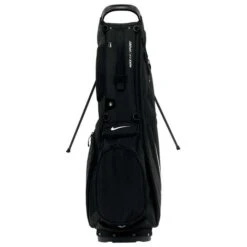 Nike Air Sport 2 Stand Bag -The Golf Shop nike air sport 2 stand bag black black white back itempicture