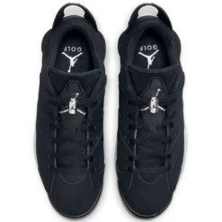 Nike Jordan Retro 6 G Golf Shoes Black/Wolf Grey -The Golf Shop nike jordan retro 6 g golf shoes black wolf grey fd0204 001 top itempicture