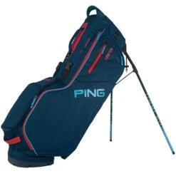 Ping 2022 Hoofer Stand Bag -The Golf Shop ping 2022 hoofer stand bag navy bright blue red itempicture