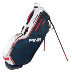 Ping 2022 Hoofer Stand Bag -The Golf Shop ping 2022 hoofer stand bag navy white red itempicture