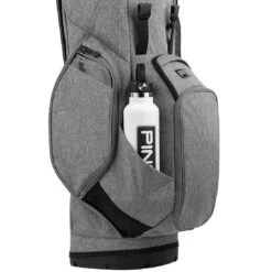 Ping Hoofer 14-Way Stand Bag -The Golf Shop ping 2023 hoofer 14 way stand bag heather grey black detail2 itempicture