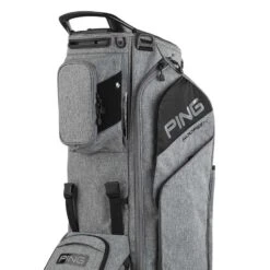 Ping Hoofer 14-Way Stand Bag -The Golf Shop ping 2023 hoofer 14 way stand bag heather grey black detail3 itempicture