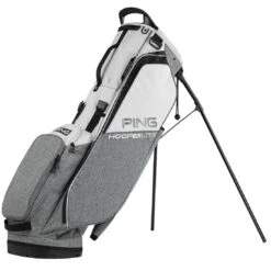 Ping Hoofer Lite Stand Bag -The Golf Shop ping 2023 hoofer lite stand bag heather grey platinum black itempicture