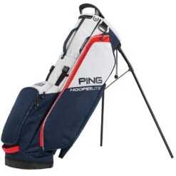 Ping Hoofer Lite Stand Bag -The Golf Shop ping 2023 hoofer lite stand bag navy platinum red itempicture