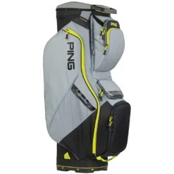 Ping Traverse Cart Bag -The Golf Shop ping 2023 traverse cart bag iron black neon yellow itempicture