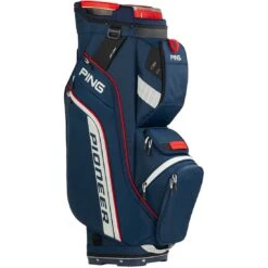 Ping Pioneer Cart Bag 9 Ping Pioneer Cart Bag -The Golf Shop ping 2024 pioneer cart bag navy platinum red itempicture