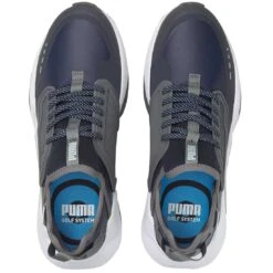Puma GS.One Golf Shoes Navy Blazer/Quiet Shade -The Golf Shop puma gs one golf shoes navy blazer quiet shade top itempicture