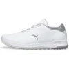 Puma Proadapt Alphacat Leather Golf Shoes White/Silver
