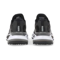 Puma Women's GS-Fast Golf Shoes Black/Black 9 Puma Women's GS-Fast Golf Shoes Black/Black -The Golf Shop puma womens gs fast golf shoes black white heel itempicture