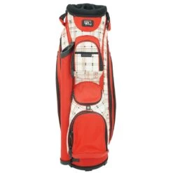 RJ Sports Women's Paradise Cart Bag -The Golf Shop rj sports 2023 paradise cart bag cherry plaid front itempicture