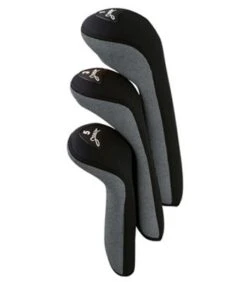 Pro Active Sports Stealth Headcovers 3-Pack -The Golf Shop silver 7367