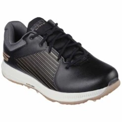 Skechers Women's Arch Fit GO GOLF Elite 5 GF Golf Shoes Black/Rose Gold 7 Skechers Women's Arch Fit GO GOLF Elite 5 GF Golf Shoes Black/Rose Gold -The Golf Shop skechers w arch fit go golf elite 5 shoes black gold 123065 bkrg toe itempicture