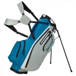 Srixon Premium Stand Bag -The Golf Shop srixon 2023 premim stand bag aqua grey itempicture