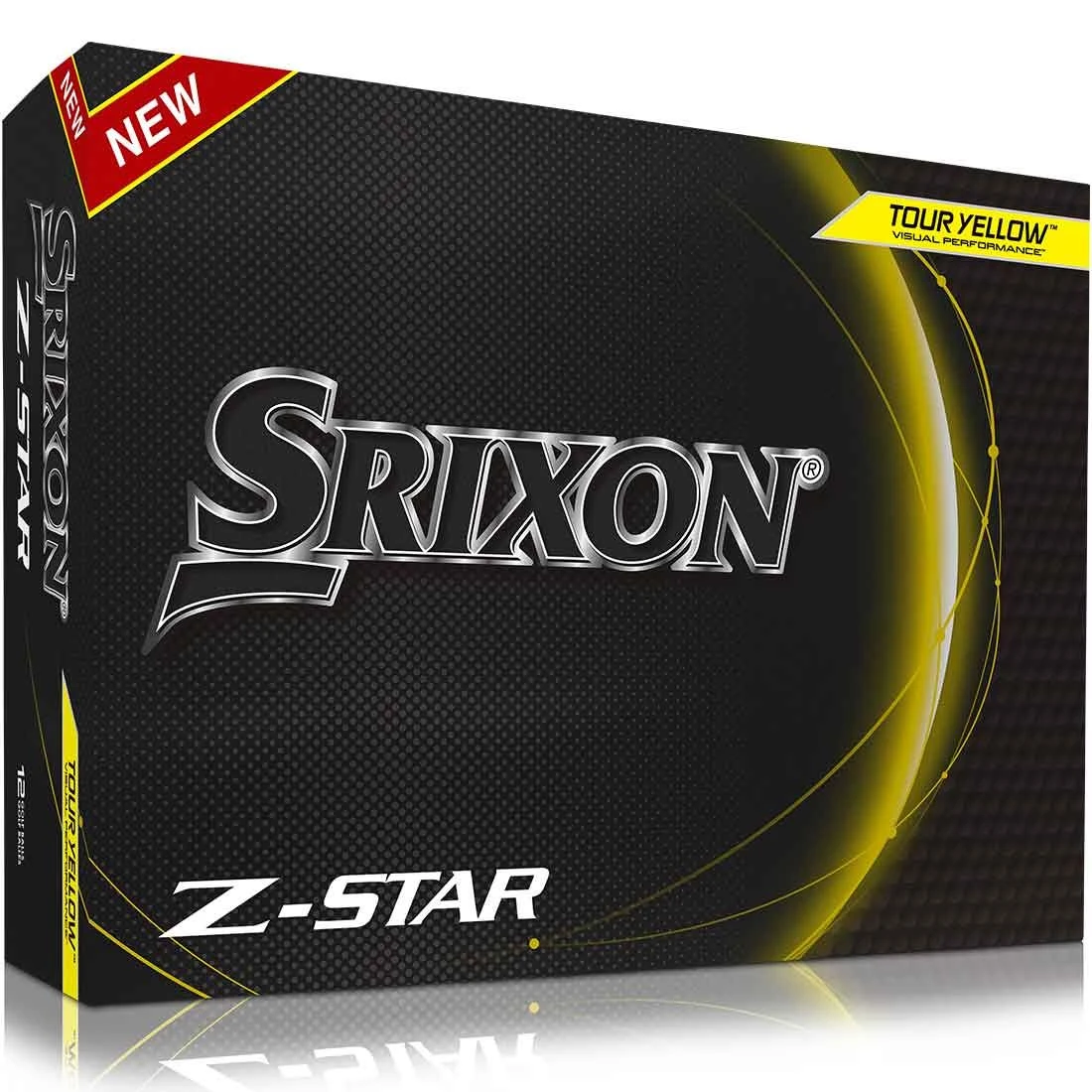 Srixon Z-Star 8 Yellow Golf Balls 1 Srixon Z-Star 8 Yellow Golf Balls