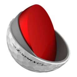 Srixon Z-Star XV Personalized White Golf Balls -The Golf Shop srixon z star xv 8 white golf balls cutout itempicture