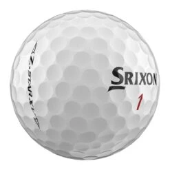 Srixon Z-Star XV Personalized White Golf Balls -The Golf Shop srixon z star xv 8 white golf balls stamp itempicture