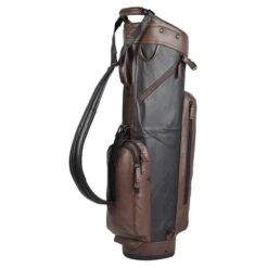 Sun Mountain Leather Cart Bag -The Golf Shop sun mountain 2019 leather cart bag black brown