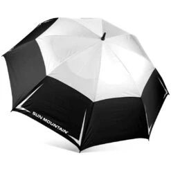 Sun Mountain 2021 Manual 68 Inch Umbrella -The Golf Shop sun mountain 2021 manual 68 inch umbrella black white itempicture