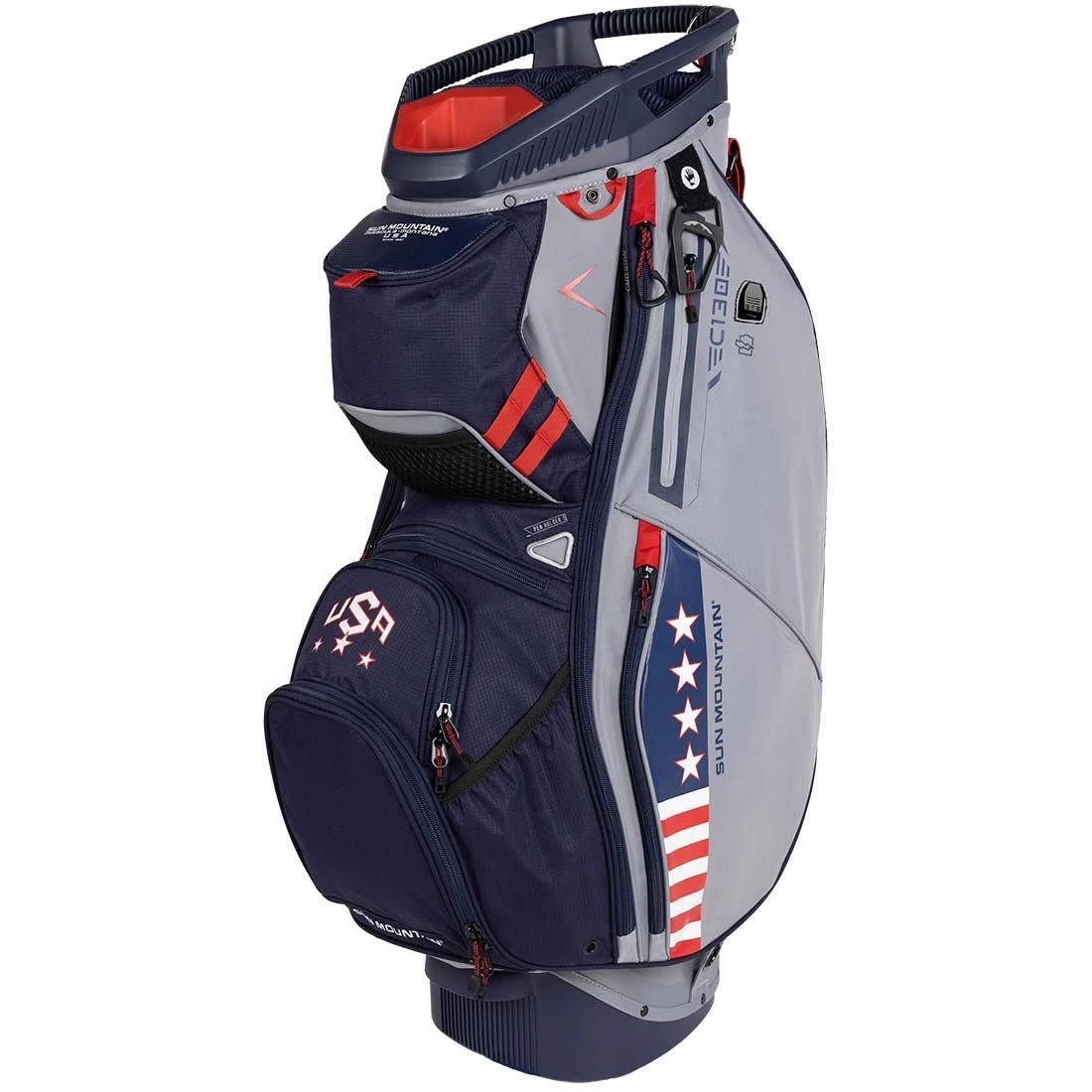 Sun Mountain 2023 C-130 Supercharged Cart Bag 1 Sun Mountain 2023 C-130 Supercharged Cart Bag