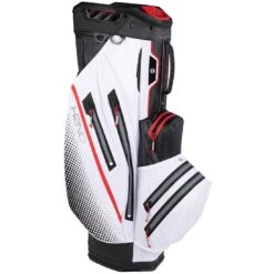 Sun Mountain 2023 H2NO Lite Cart Bag -The Golf Shop sun mountain 2023 h2no lite cart bag black white red back itempicture