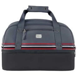 Sun Mountain Mid-Stripe Boston Bag 14 Sun Mountain Mid-Stripe Boston Bag -The Golf Shop sun mountain 2023 mid stripe boston bag black gunmetal red itempicture