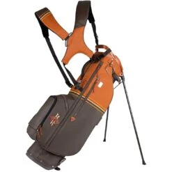 Sun Mountain Mid Stripe Stand Bag -The Golf Shop sun mountain 2023 mid stripe stand bag cabin umber wheat itempicture