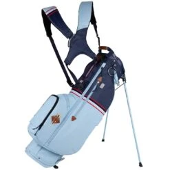 Sun Mountain Mid Stripe Stand Bag -The Golf Shop sun mountain 2023 mid stripe stand bag frost navy red itempicture