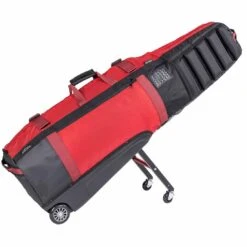 Sun Mountain Clubglider Meridian Travel Bag -The Golf Shop sun mountain 2024 clubglider meridian travel cover red black port itempicture