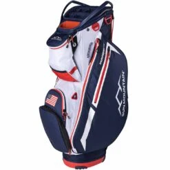 Sun Mountain Maverick Cart Bag -The Golf Shop sun mountain 2024 maverick cart bag navy white red itempicture