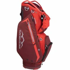 Sun Mountain Maverick Cart Bag -The Golf Shop sun mountain 2024 maverick cart bag port rush red alt itempicture