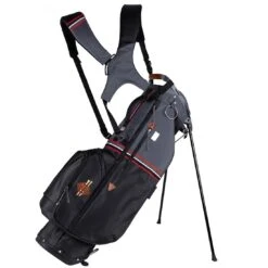 Sun Mountain Mid Stripe 14-Way Stand Bag -The Golf Shop sun mountain 2024 mid stripe 14 way stand bag black gunmetal red itempicture