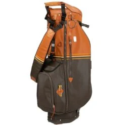 Sun Mountain Mid Stripe 4-Way Cart Bag -The Golf Shop sun mountain 2024 mid stripe cart bag cabin umber white itempicture