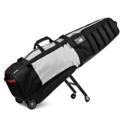 Sun Mountain Clubglider Meridian Travel Bag -The Golf Shop sun mountain clubglider meridian travel bag black white red
