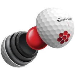 TaylorMade TP5x White Golf Balls -The Golf Shop taylormade 2021 tp5x white golf balls tech explode itempicture