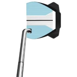 TaylorMade Women's Spider GTX Ice Blue Single Bend Putter 7 TaylorMade Women's Spider GTX Ice Blue Single Bend Putter -The Golf Shop taylormade spider gtx ice blue single bend putter address itempicture