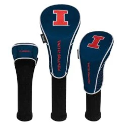 Team Effort NCAA Set Of 3 Headcovers -The Golf Shop te 59h3 illinois fighting illini 1