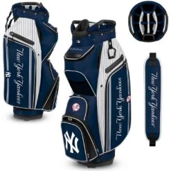 Team Effort MLB Bucket III Cooler Cart Bag 30 Team Effort MLB Bucket III Cooler Cart Bag -The Golf Shop team effort mlb bucket 3 cooler cart bag new york yankees itempicture
