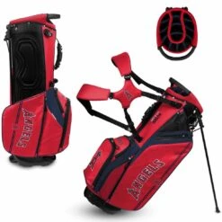 Team Effort MLB Caddie Carry Hybrid Bag -The Golf Shop team effort mlb caddie carry hybrid bag los angeles angels itempicture