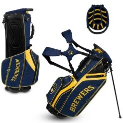 Team Effort MLB Caddie Carry Hybrid Bag -The Golf Shop team effort mlb caddie carry hybrid bag milwaukee brewers itempicture