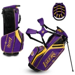 Team Effort NBA Caddie Carry Hybrid Bag -The Golf Shop team effort nba caddie carry hybrid bag la lakers itempicture
