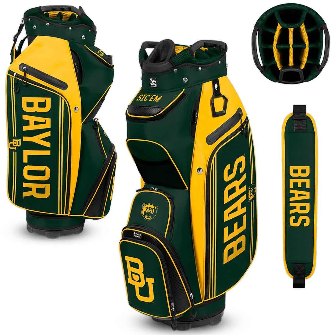 Team Effort NCAA Bucket III Cooler Cart Bag 8 Team Effort NCAA Bucket III Cooler Cart Bag - Image 8