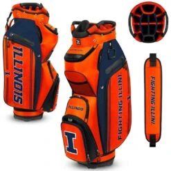 Team Effort NCAA Bucket III Cooler Cart Bag 39 Team Effort NCAA Bucket III Cooler Cart Bag -The Golf Shop team effort ncaa bucket 3 cooler cart bag illinois fighting illini itempicture