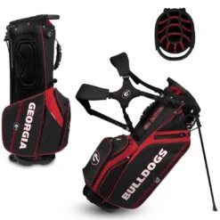 Team Effort NCAA Caddie Carry Hybrid Bag -The Golf Shop team effort ncaa caddie carry hybrid bag georgia bulldogs itempicture