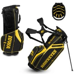 Team Effort NCAA Caddie Carry Hybrid Bag -The Golf Shop team effort ncaa caddie carry hybrid bag iowa hawkeyes itempicture