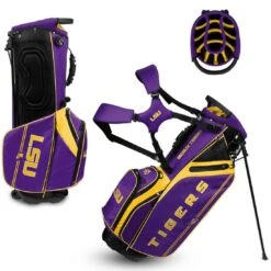 Team Effort NCAA Caddie Carry Hybrid Bag -The Golf Shop team effort ncaa caddie carry hybrid bag lsu tigers itempicture