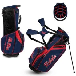 Team Effort NCAA Caddie Carry Hybrid Bag -The Golf Shop team effort ncaa caddie carry hybrid bag mississippi rebels itempicture