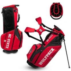 Team Effort NCAA Caddie Carry Hybrid Bag -The Golf Shop team effort ncaa caddie carry hybrid bag nc state wolfpack itempicture