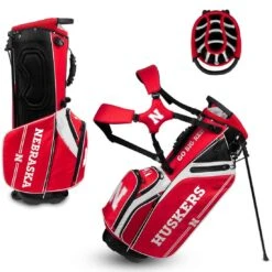Team Effort NCAA Caddie Carry Hybrid Bag -The Golf Shop team effort ncaa caddie carry hybrid bag nebraska cornhuskers itempicture
